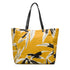 Borsa mare con fantasia tropicale colore giallo Lora Ferres, Borse e accessori Donna, SKU b511000085, Immagine 0